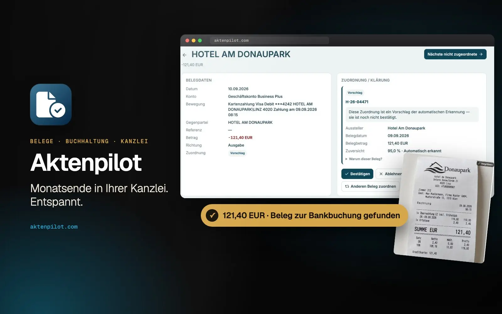 Aktenpilot: Ansicht der Anwendung
